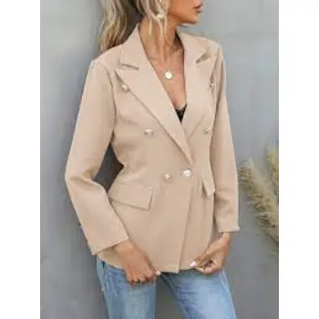 Urbanic Solid Single Breasted Casual Women Blazer 